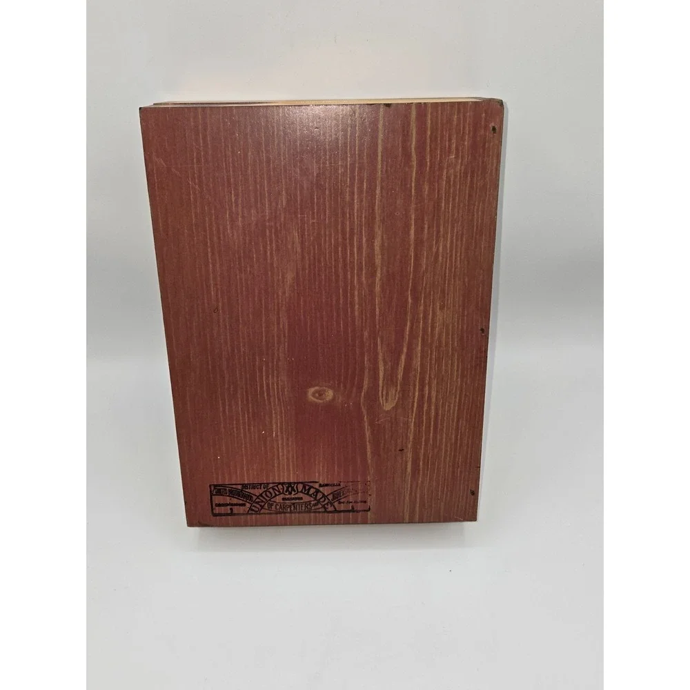Memorial Edition‎ Holy Bible Union Made Wooden Box UAW Local 274
